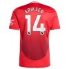 Camisola Manchester United Eriksen 14 Homen Equipamento 1ª 24/25